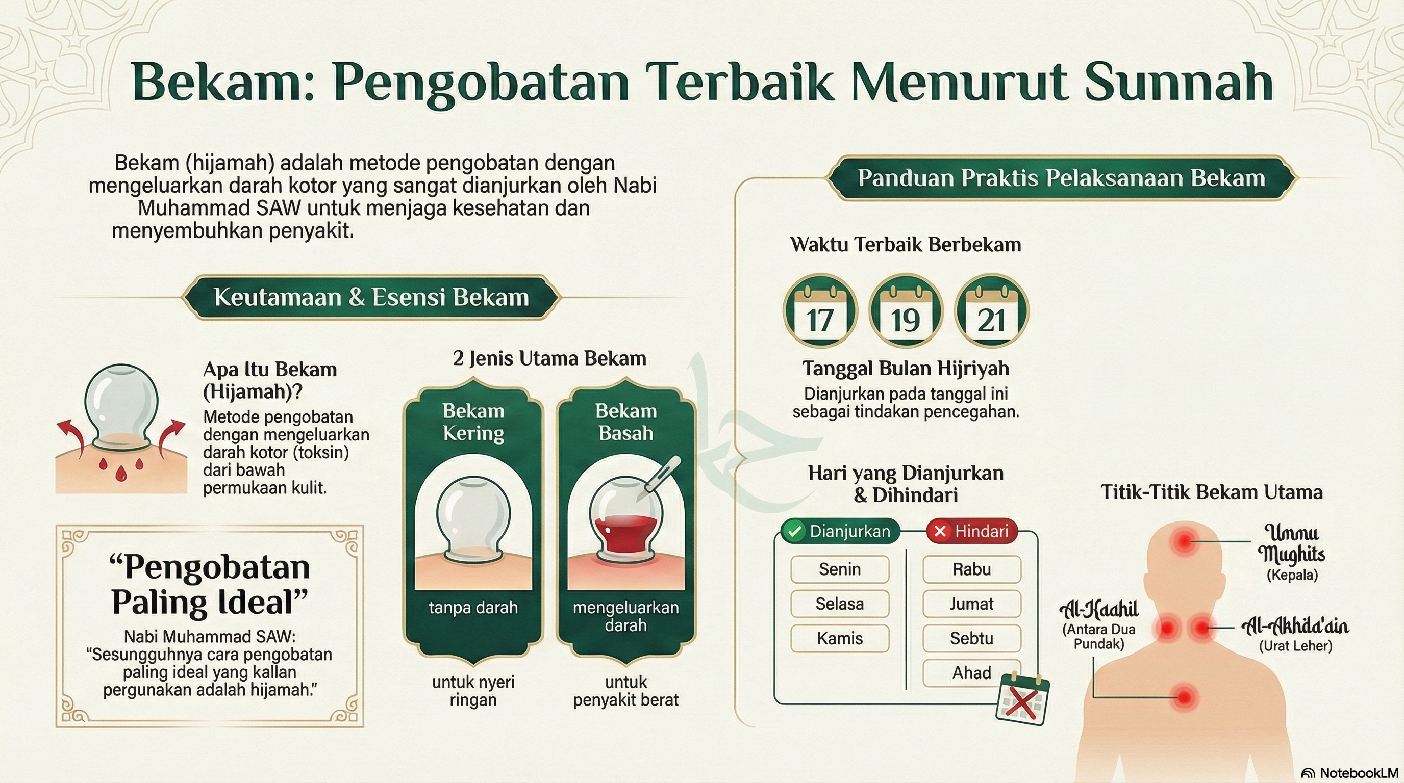 Infografis Titik Bekam