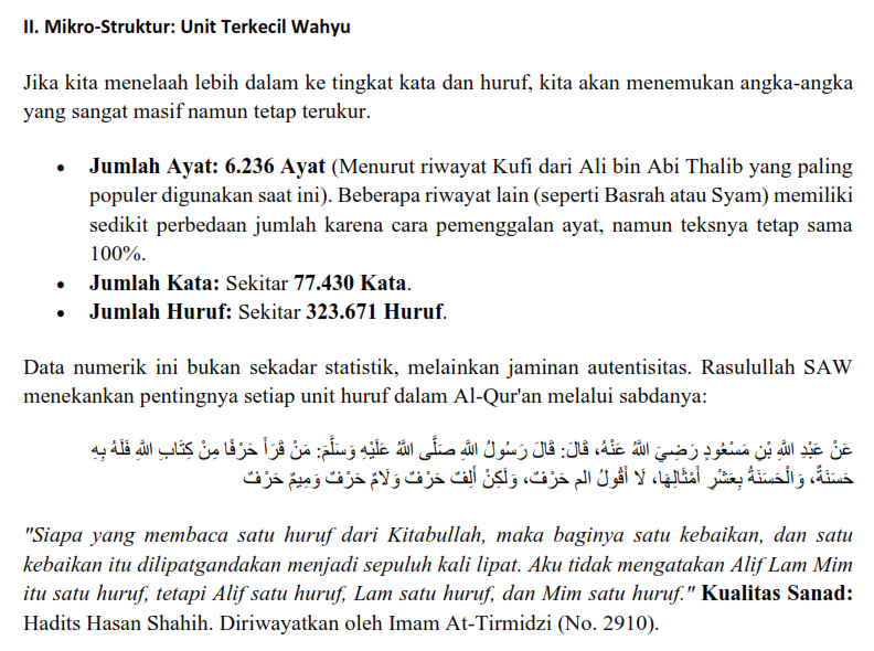 Mikrostruktur Al-Qur'an